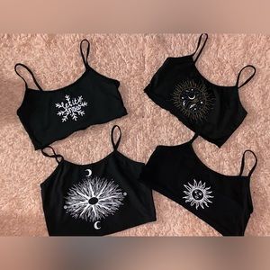 Crop Tees as Sleep Wear. Sold As Pair Or Separately. Buy 4 for $20 or 1 for $5.